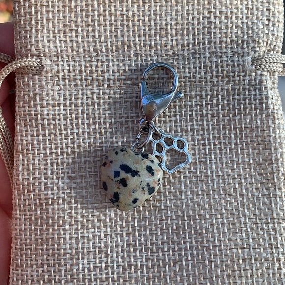 2/20$ Dalmatian Pet Charm Crystal Dog Cat Collar Crystal Pet Collar Charm - Picture 5 of 5